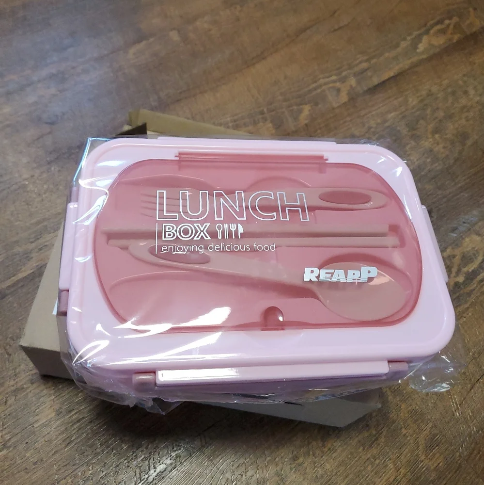 Lunch Box Bento Food Storage Container - Pink